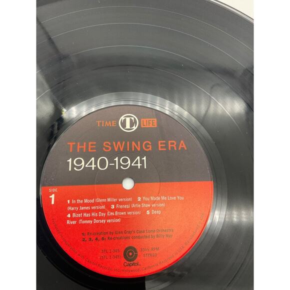 Vintage Jazz Box Set The Swing Era 1940-1941 Time Life Records Includes Magazine - Picture 7 of 16